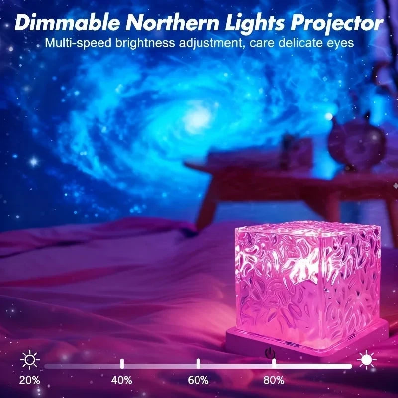 Rechargeable Color Wave Shower Lamp