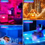 Rechargeable Color Wave Shower Lamp