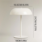 Cordless Mushroom Touch Lamp