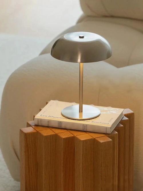 Cordless Mushroom Touch Lamp