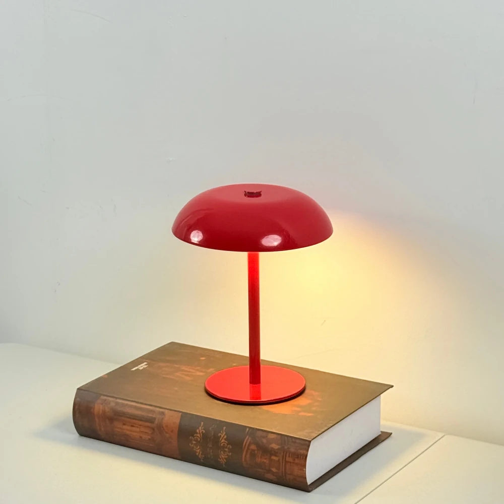 Cordless Mushroom Touch Lamp