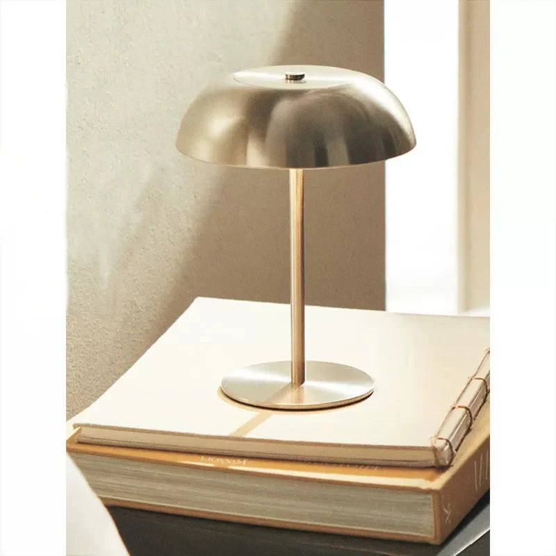 Cordless Mushroom Touch Lamp