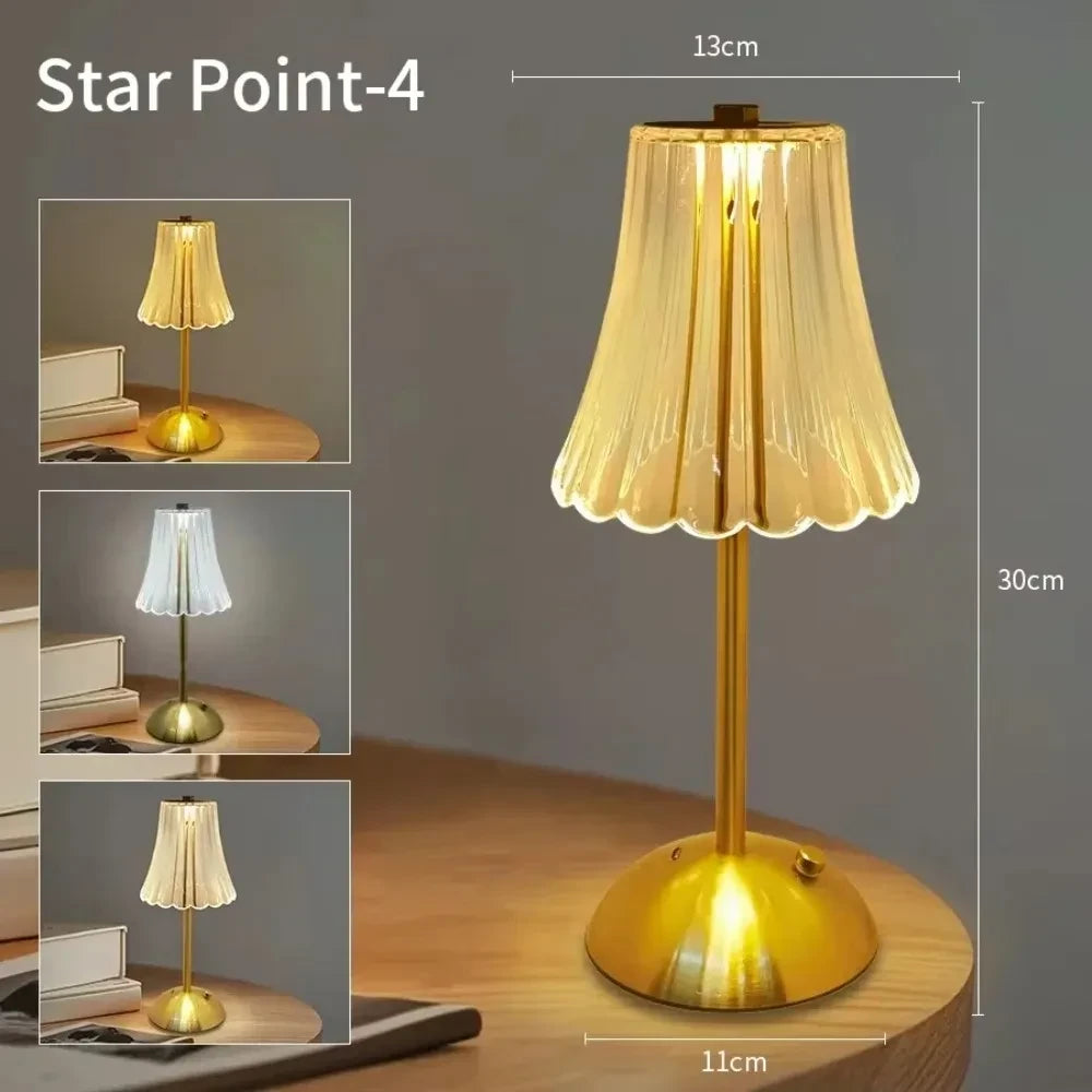 Rechargeable Crystal Touch Lamp