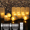 Rechargeable LED Tealights with Remote