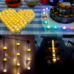 Rechargeable LED Tealights with Remote
