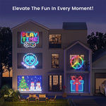 App-Controlled RGB Curtain Lights