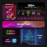App-Controlled RGB Curtain Lights