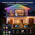 App-Controlled RGB Curtain Lights